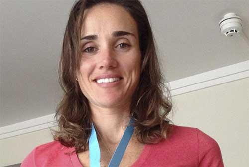 A brasileira Fabia Beltrame conquistou no sábado, dia 22, a medalha de bronze da categoria single skiff peso leve / Foto:Reprodução/Facebook